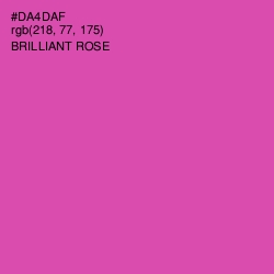 #DA4DAF - Brilliant Rose Color Image