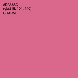 #DA688C - Charm Color Image