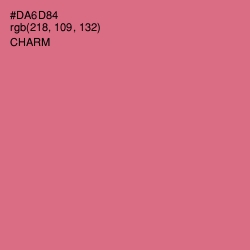 #DA6D84 - Charm Color Image
