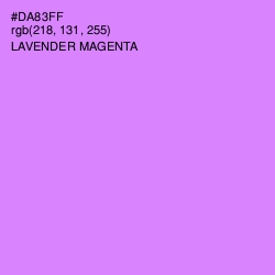 #DA83FF - Lavender Magenta Color Image