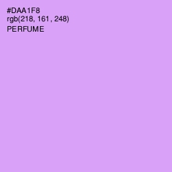 #DAA1F8 - Perfume Color Image