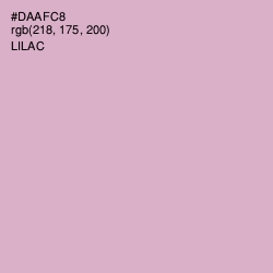 #DAAFC8 - Lilac Color Image