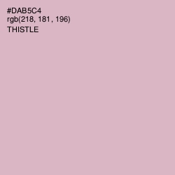 #DAB5C4 - Thistle Color Image