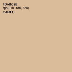#DABC9B - Cameo Color Image