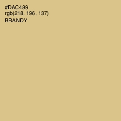 #DAC489 - Brandy Color Image