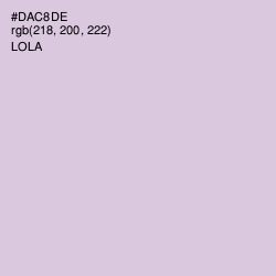 #DAC8DE - Lola Color Image