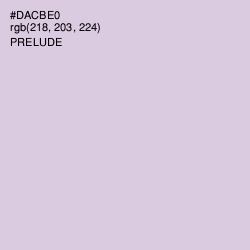 #DACBE0 - Prelude Color Image