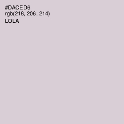 #DACED6 - Lola Color Image