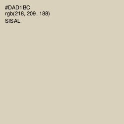 #DAD1BC - Sisal Color Image