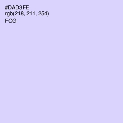 #DAD3FE - Fog Color Image