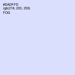 #DADFFD - Fog Color Image
