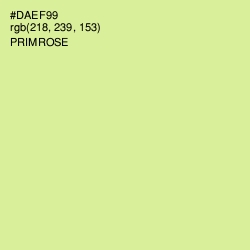 #DAEF99 - Primrose Color Image