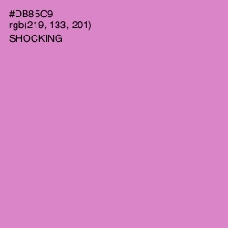 #DB85C9 - Shocking Color Image