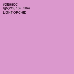 #DB98CC - Light Orchid Color Image