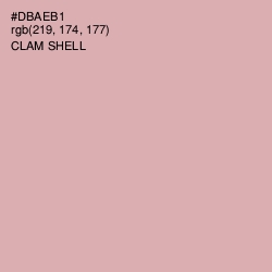 #DBAEB1 - Clam Shell Color Image