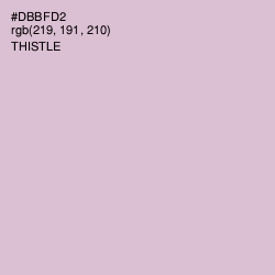 #DBBFD2 - Thistle Color Image
