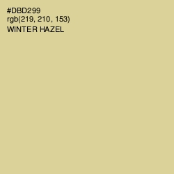 #DBD299 - Winter Hazel Color Image