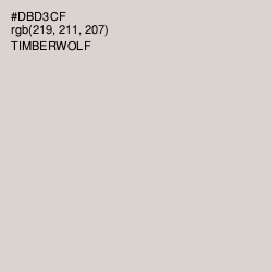 #DBD3CF - Timberwolf Color Image