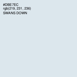 #DBE7EC - Swans Down Color Image