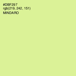 #DBF297 - Mindaro Color Image