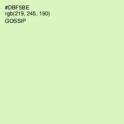 #DBF5BE - Gossip Color Image
