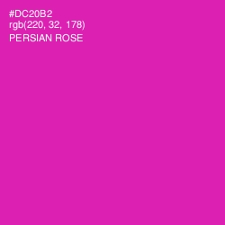 #DC20B2 - Persian Rose Color Image