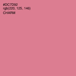 #DC7D92 - Charm Color Image