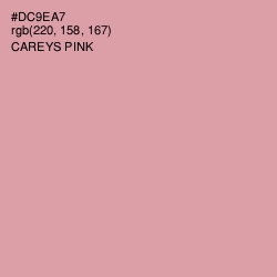#DC9EA7 - Careys Pink Color Image
