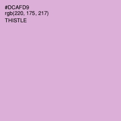 #DCAFD9 - Thistle Color Image