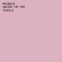#DCB2C2 - Thistle Color Image