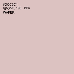 #DCC3C1 - Wafer Color Image