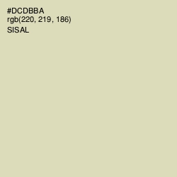 #DCDBBA - Sisal Color Image