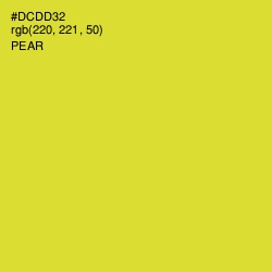 #DCDD32 - Pear Color Image