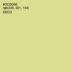 #DCDD90 - Deco Color Image