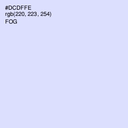 #DCDFFE - Fog Color Image
