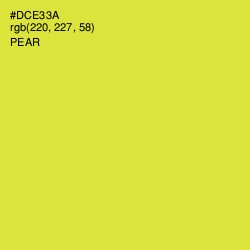 #DCE33A - Pear Color Image