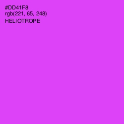 #DD41F8 - Heliotrope Color Image