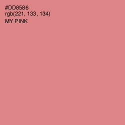 #DD8586 - My Pink Color Image