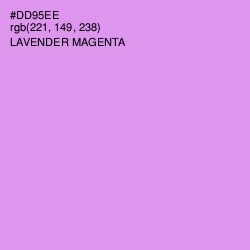 #DD95EE - Lavender Magenta Color Image