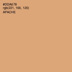 #DDA678 - Apache Color Image