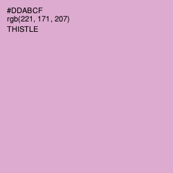 #DDABCF - Thistle Color Image