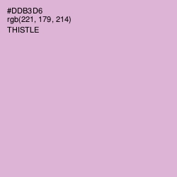#DDB3D6 - Thistle Color Image