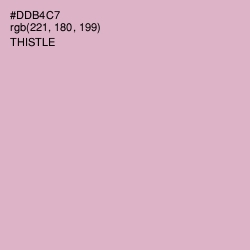 #DDB4C7 - Thistle Color Image