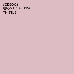 #DDBDC3 - Thistle Color Image