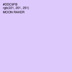 #DDC9FB - Moon Raker Color Image