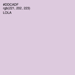 #DDCADF - Lola Color Image