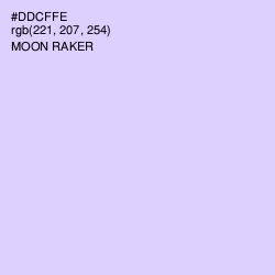 #DDCFFE - Moon Raker Color Image