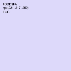 #DDD9FA - Fog Color Image
