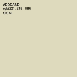#DDDABD - Sisal Color Image
