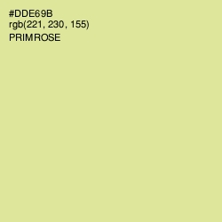 #DDE69B - Primrose Color Image